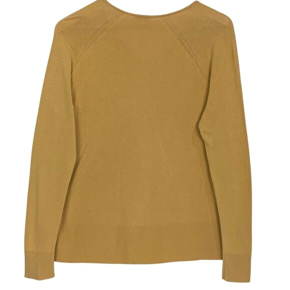 J. Jill Silk Cotton V-Neck Pullover Knit Sweater Size S Quiet Luxury Minimalist - Picture 4 of 9